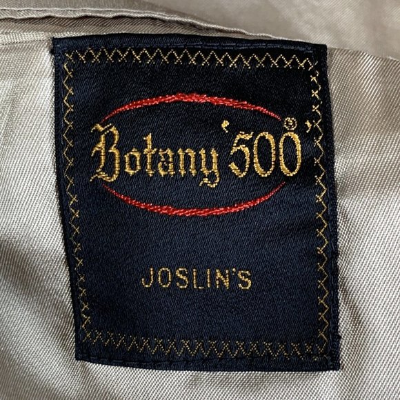 Botany 500 Joslins Mens 2 piece Suit Rose Grey w/Pinstripes See Desc for Measure - Picture 10 of 16